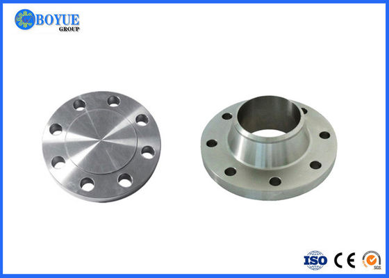 Wear Resistant Durable Blind Pipe Flanges , Forged 2 Blind Flange With Hole