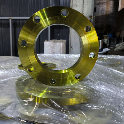 Slip On ANSI Pipe Flange Yellow Painting SCH5s-SCH160 ضخامت دیوار