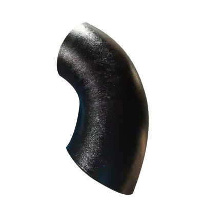 Gli accessori per tubi di SCH 40 sgomitano un gomito d'acciaio saldato nero da 90 gradi