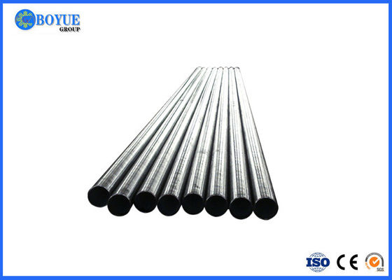 Rust Proof Hot Dip Galvanized Tube 6m Length Black Painting Surface For Fluid