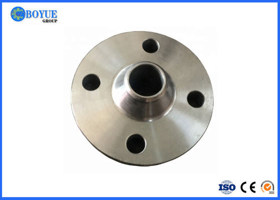 Forged DN125A - 250A Weld Neck Pipe Flanges Galvanizing For Oil Pipe Connection