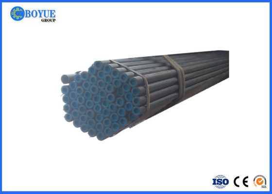 Welded Mild Steel ERW Seamless Pipe Black Color Customized Size For Funitures