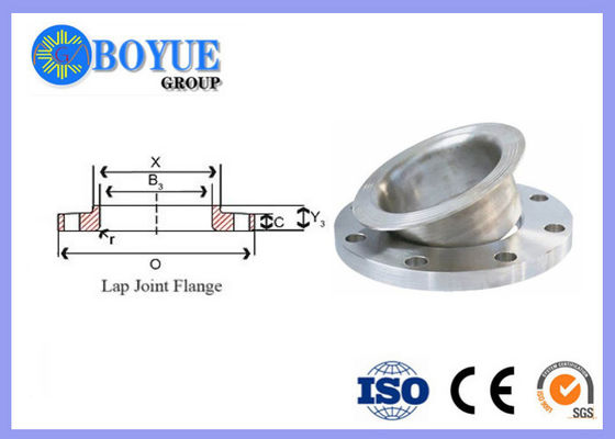 ASTM A182 F22 SS Lap Joint Flange , DN300 SCH160 Forged Oil Flange Customized Size