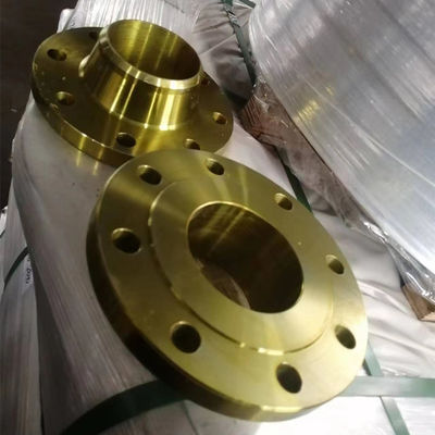 Slip On Carbon Steel Forged Flange PN16 CLASS150 Yellow Painting