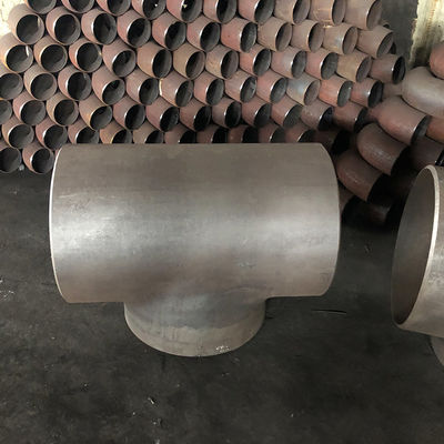 SCH 40 STD MS 1.5D Long Radius Butt Welded Carbon Steel Pipe Fittings tee