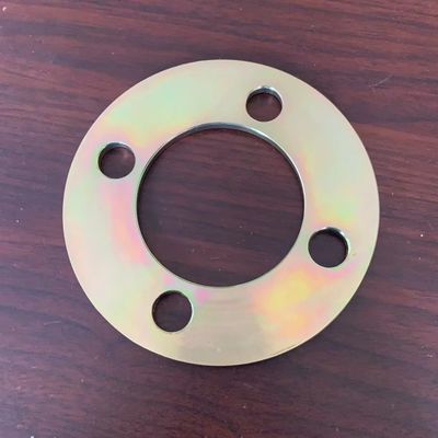 Yellow Galvanized Carbon Steel DIN Pipe Flange Ansi Flat Face Flange