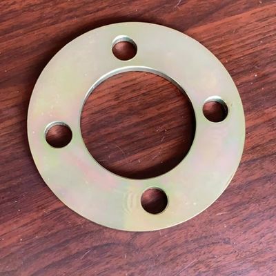 Yellow Galvanized Carbon Steel DIN Pipe Flange Ansi Flat Face Flange