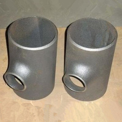 Sch40 Carbon Steel Reducing Tee Black White A234 WPB CT20 Q235